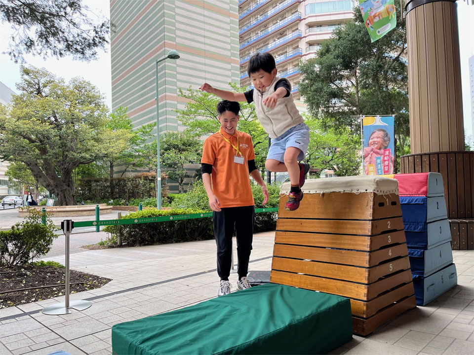 運動あそび体験イベント(ホップステップ)